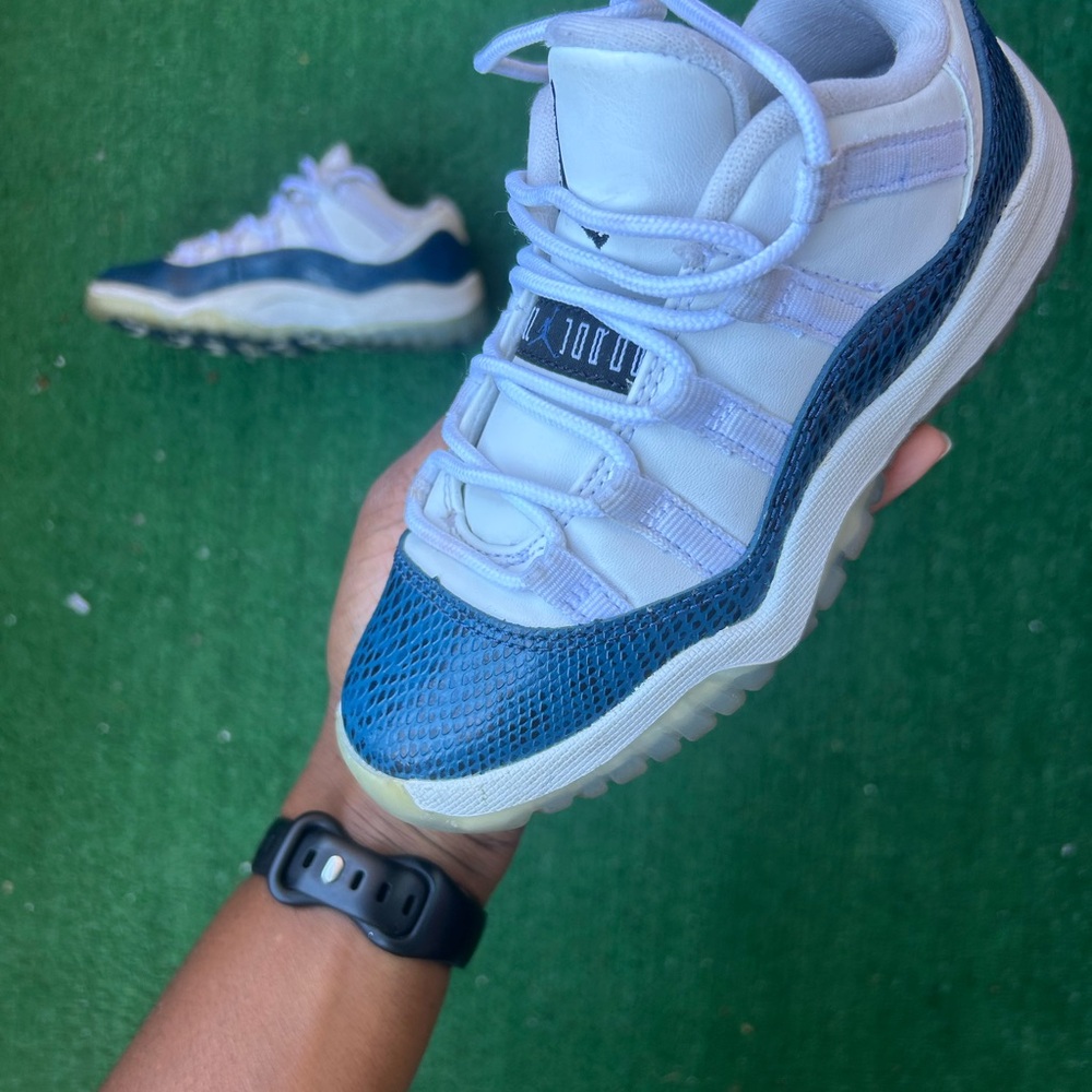 Jordan 11 Retro Low Snake Navy (2019) VERY Rare TODDLER SIZE 12